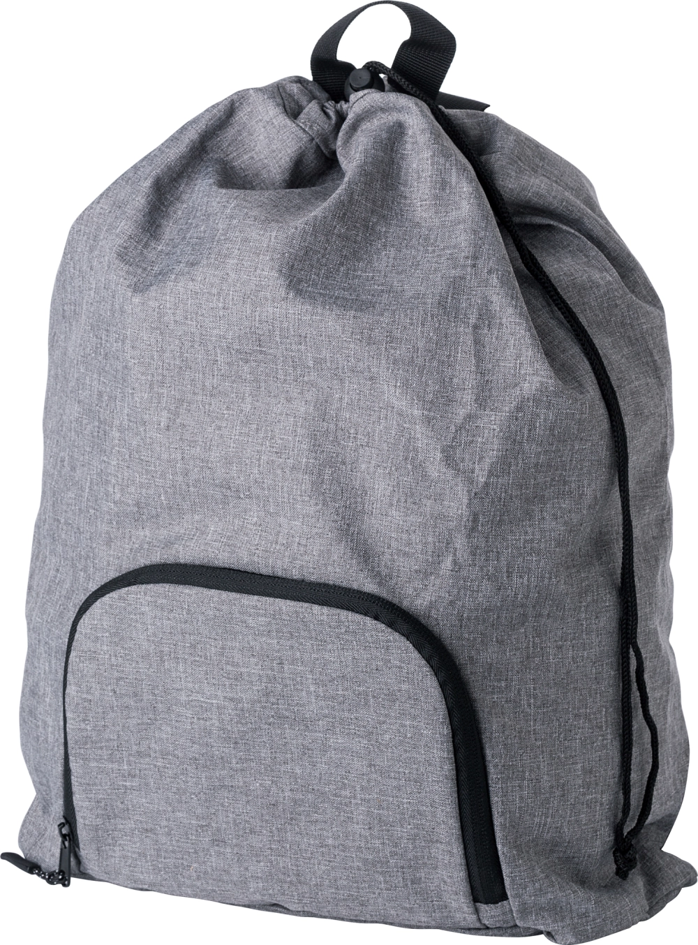 Foldable drawstring backpack