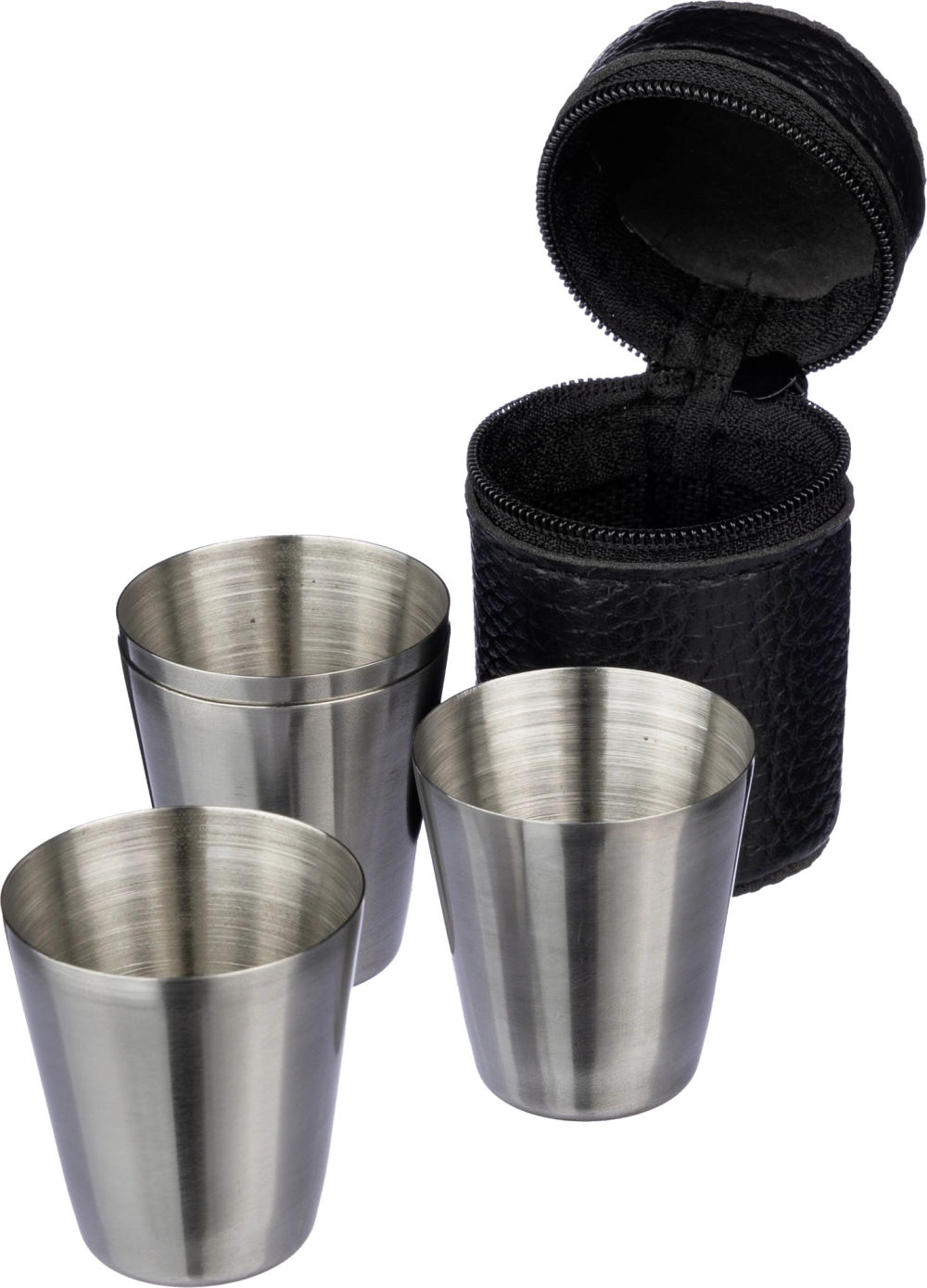 Stainless steel shot cups (4pc)