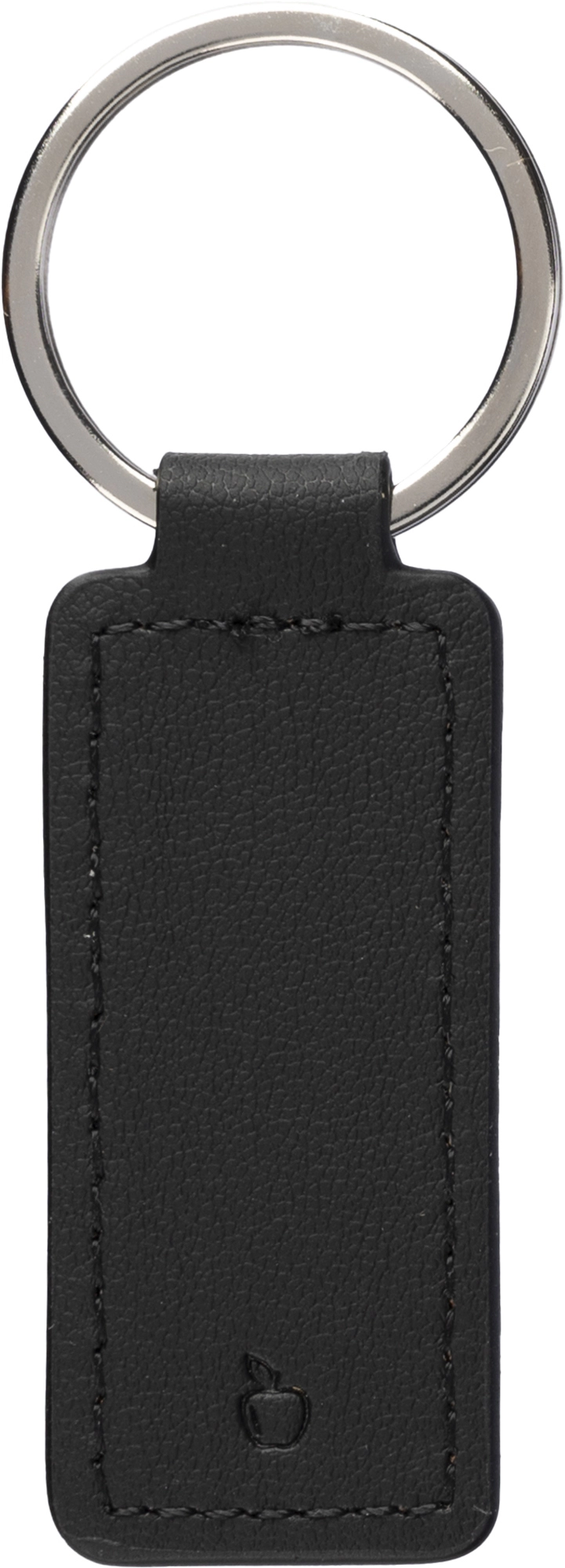 Apple leather keyring