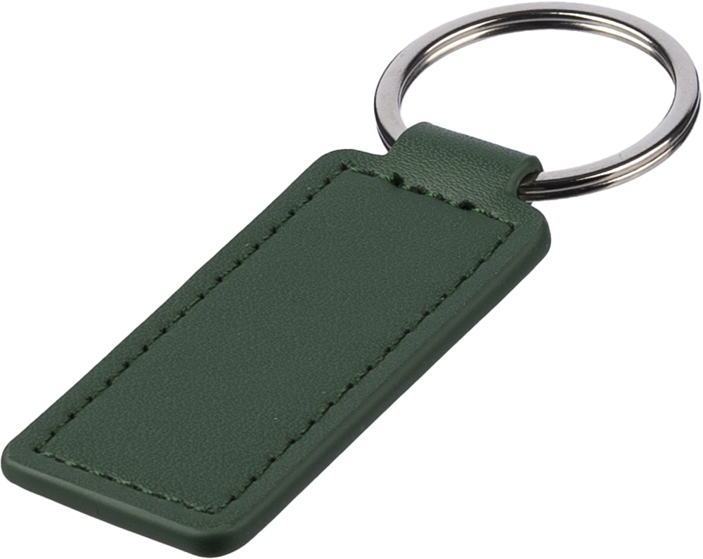 Apple leather keyring