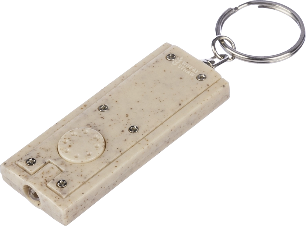 Wheat straw keyring