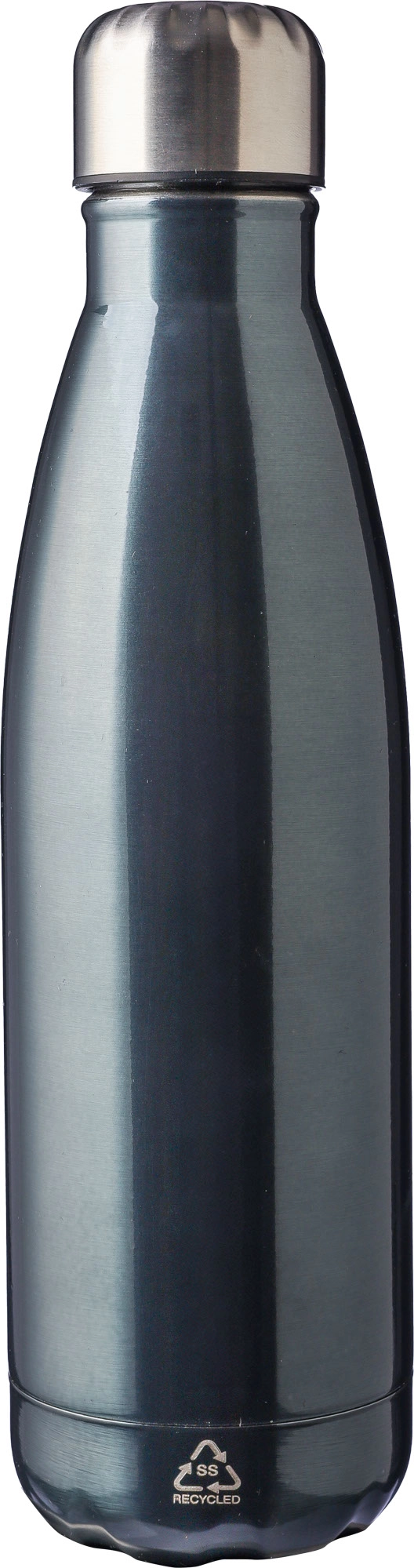 Recycled stainless steel single walled bottle (650ml)