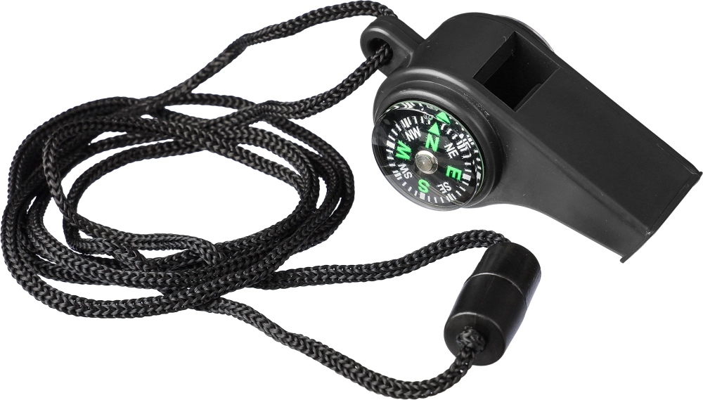 Whistle and compass