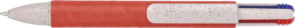 Recycled carton four-colour ballpen