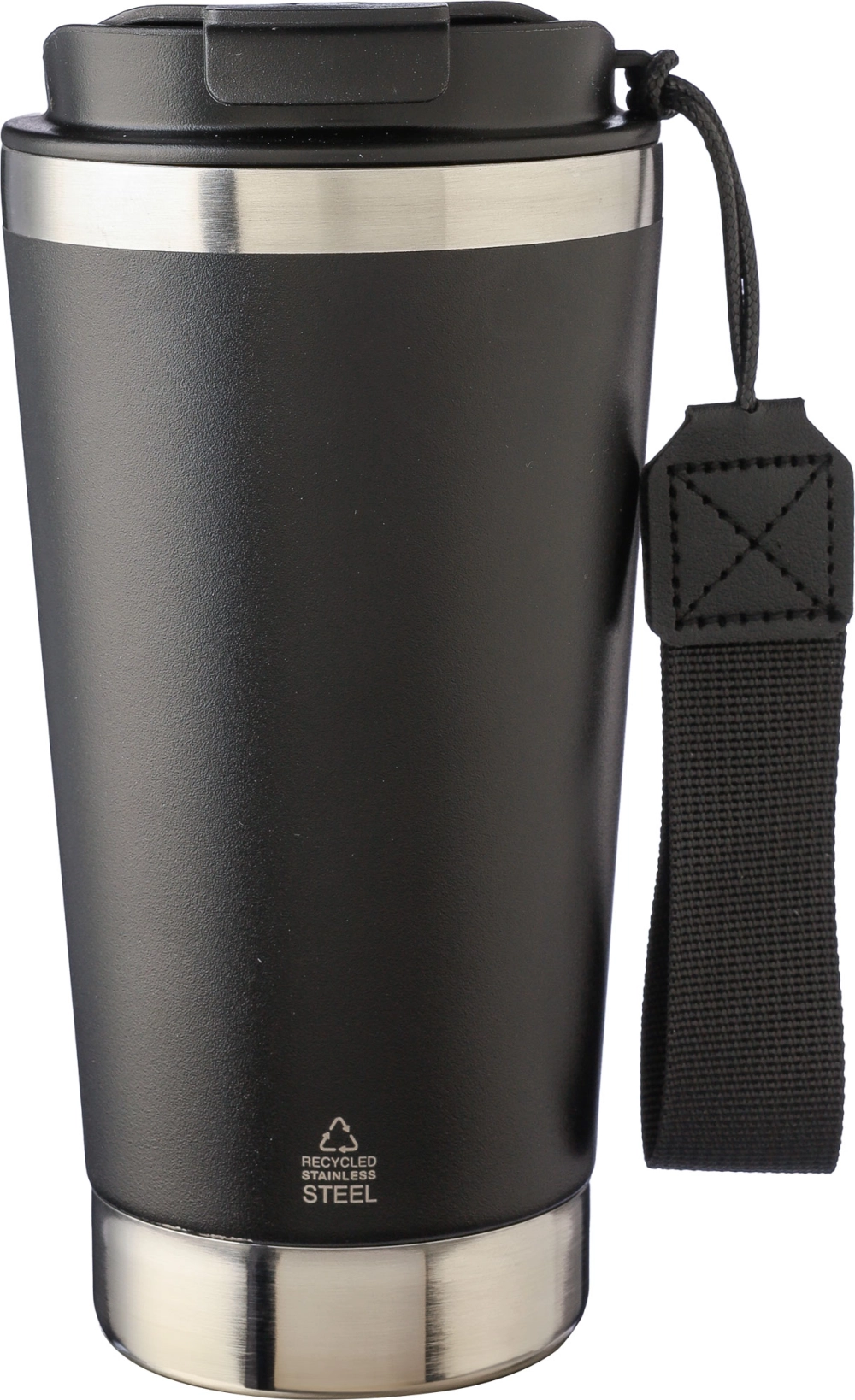 Recycled steel double walled travel mug (500ml)