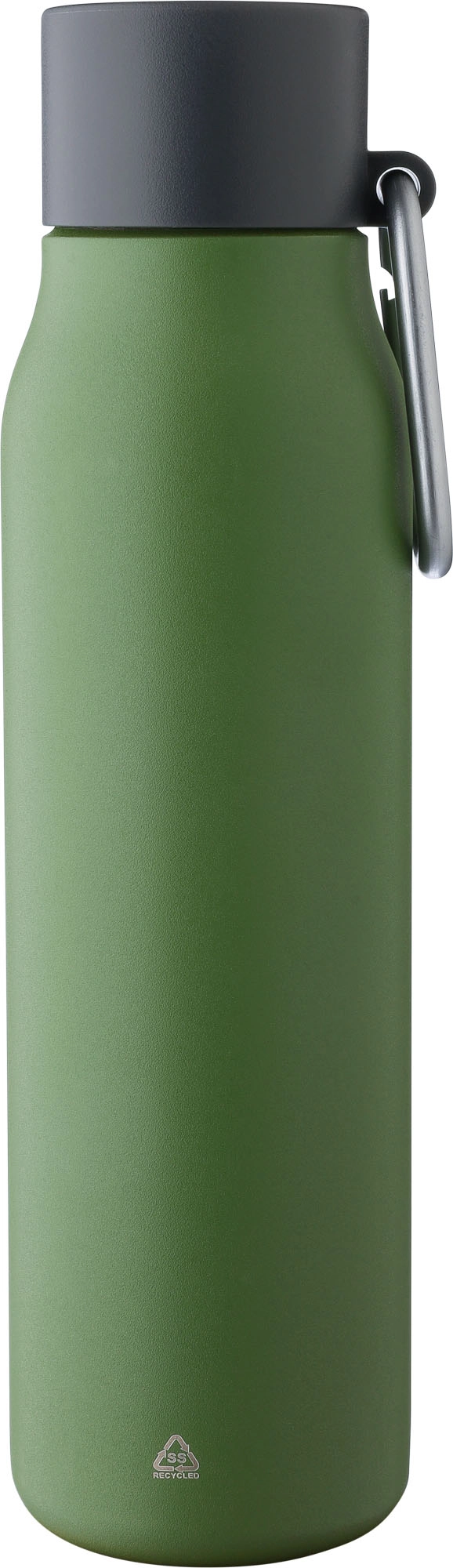 Recycled stainless steel double walled bottle (600 ml)