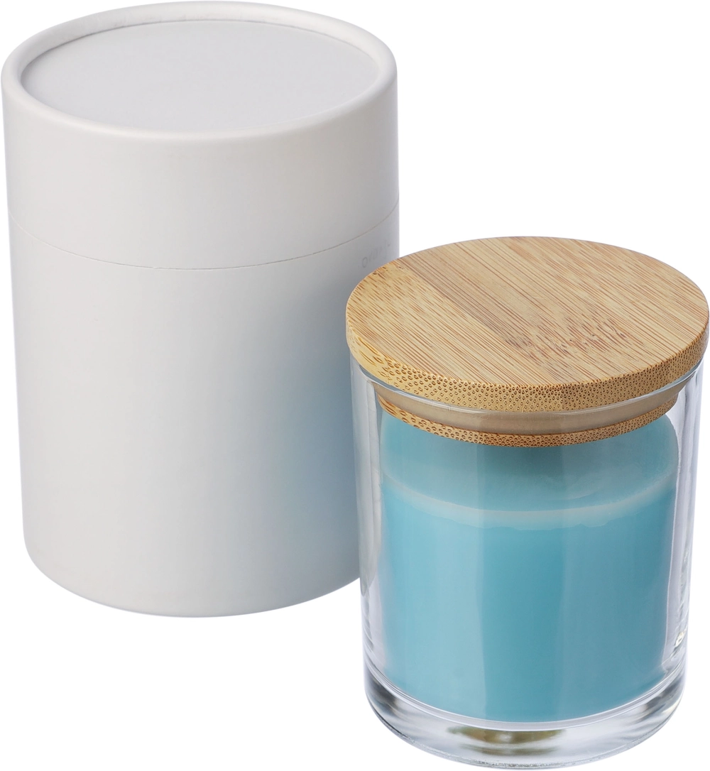 Glass candle
