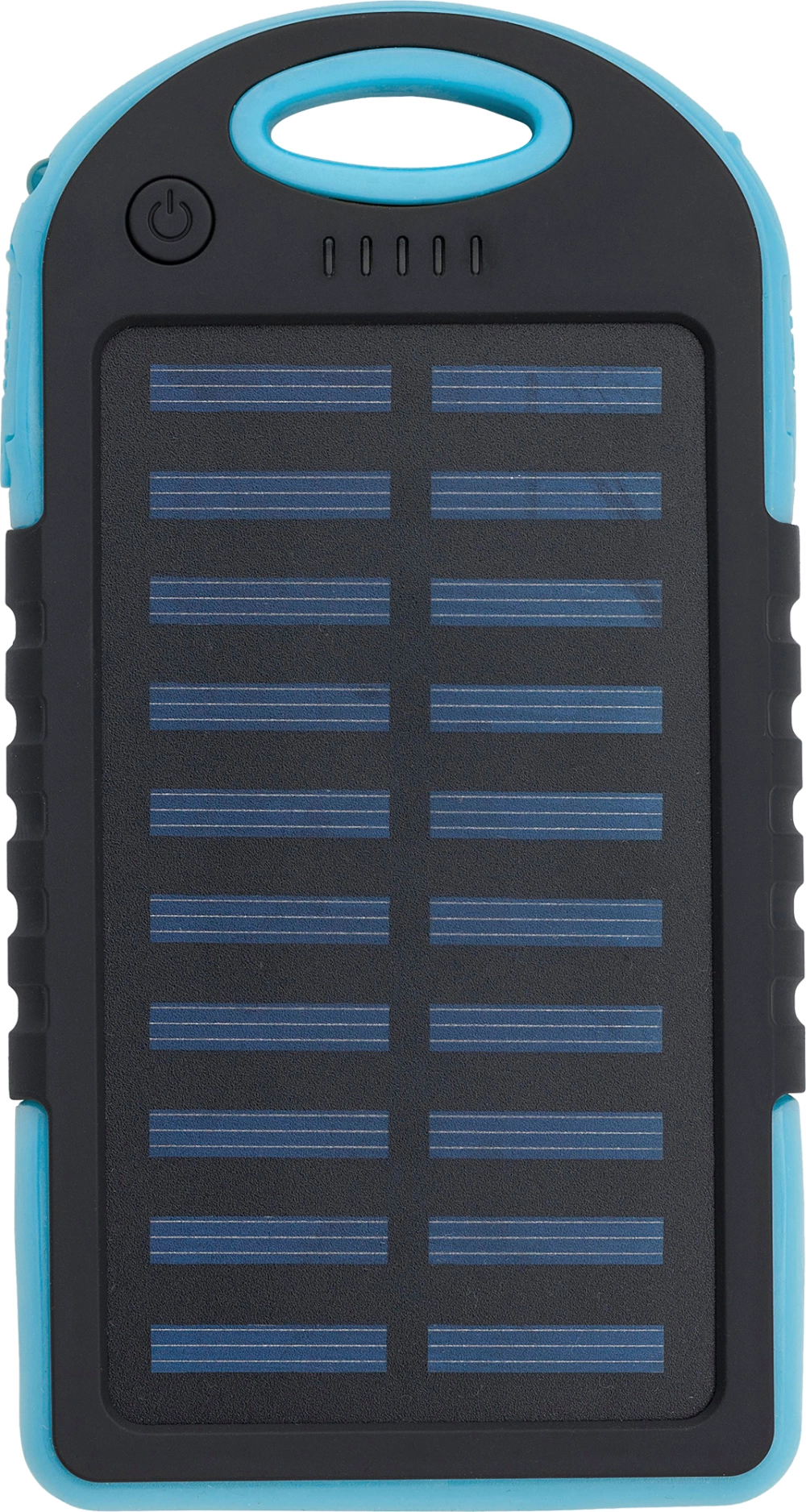 Rubberised solar power bank (4000 mAh)