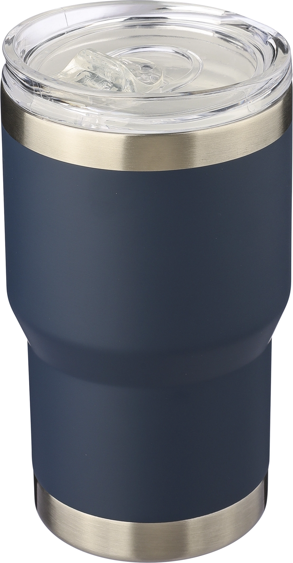 Recycled double walled travel mug with ceramic interior (350ml)