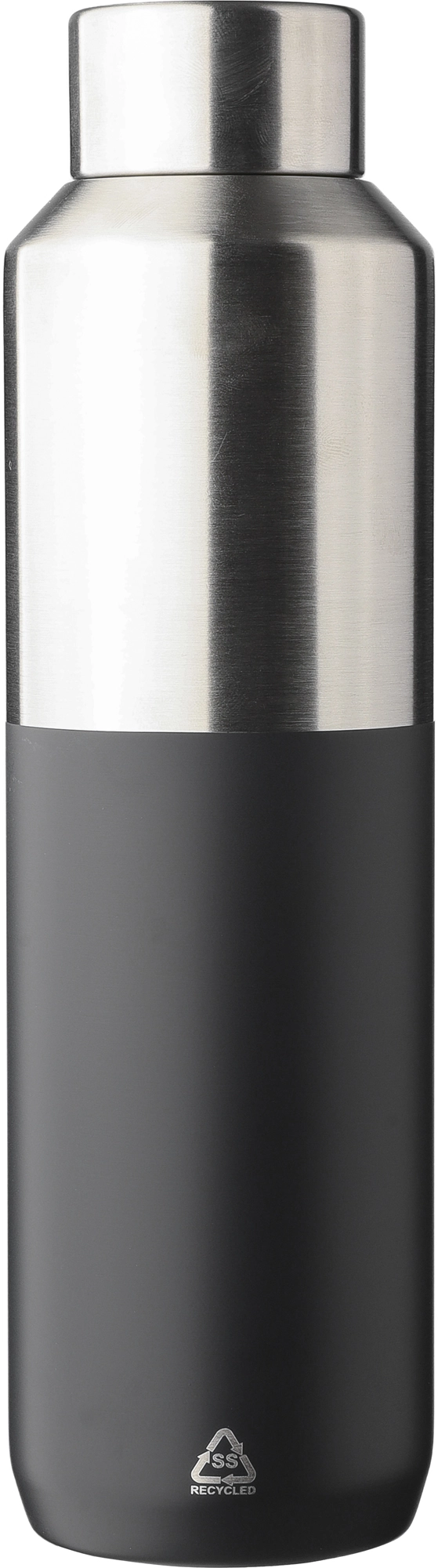 Recycled stainless steel double walled bottle (600ml)