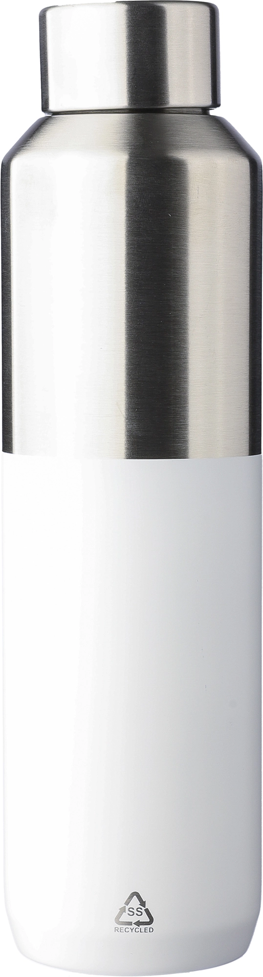 Recycled stainless steel double walled bottle (600ml)