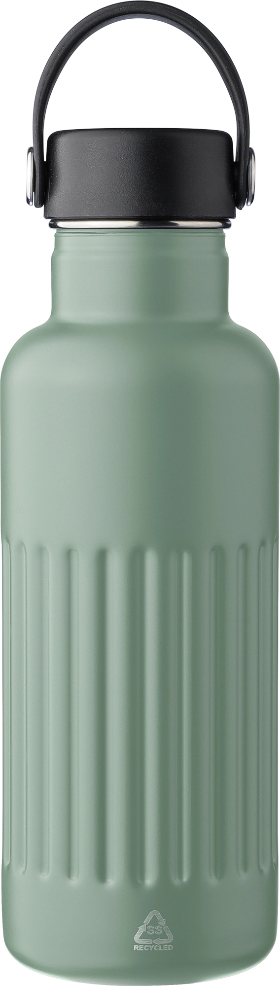 Recycled stainless steel double walled drinking bottle (500ml)