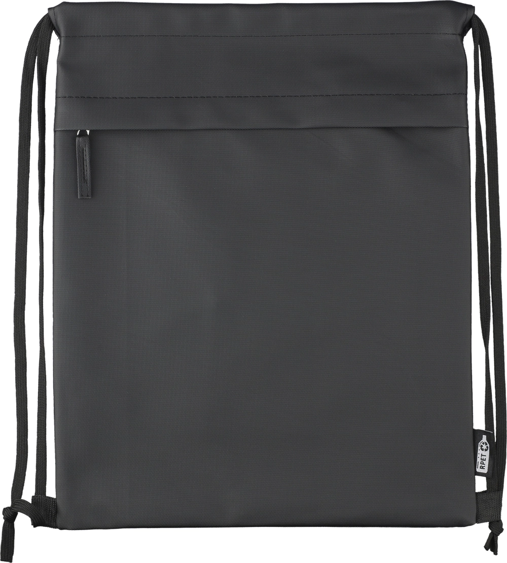 RPET polyester drawstring backpack