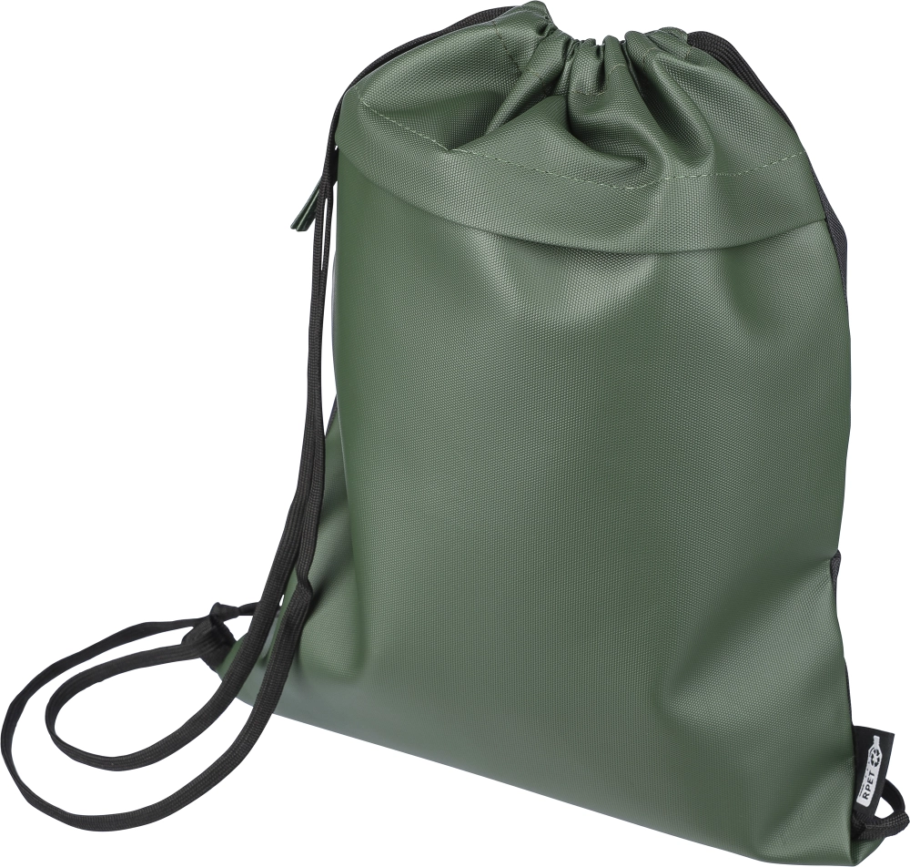 RPET polyester drawstring backpack