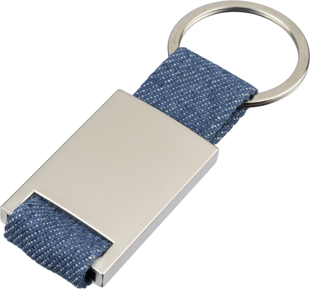 Denim keyring