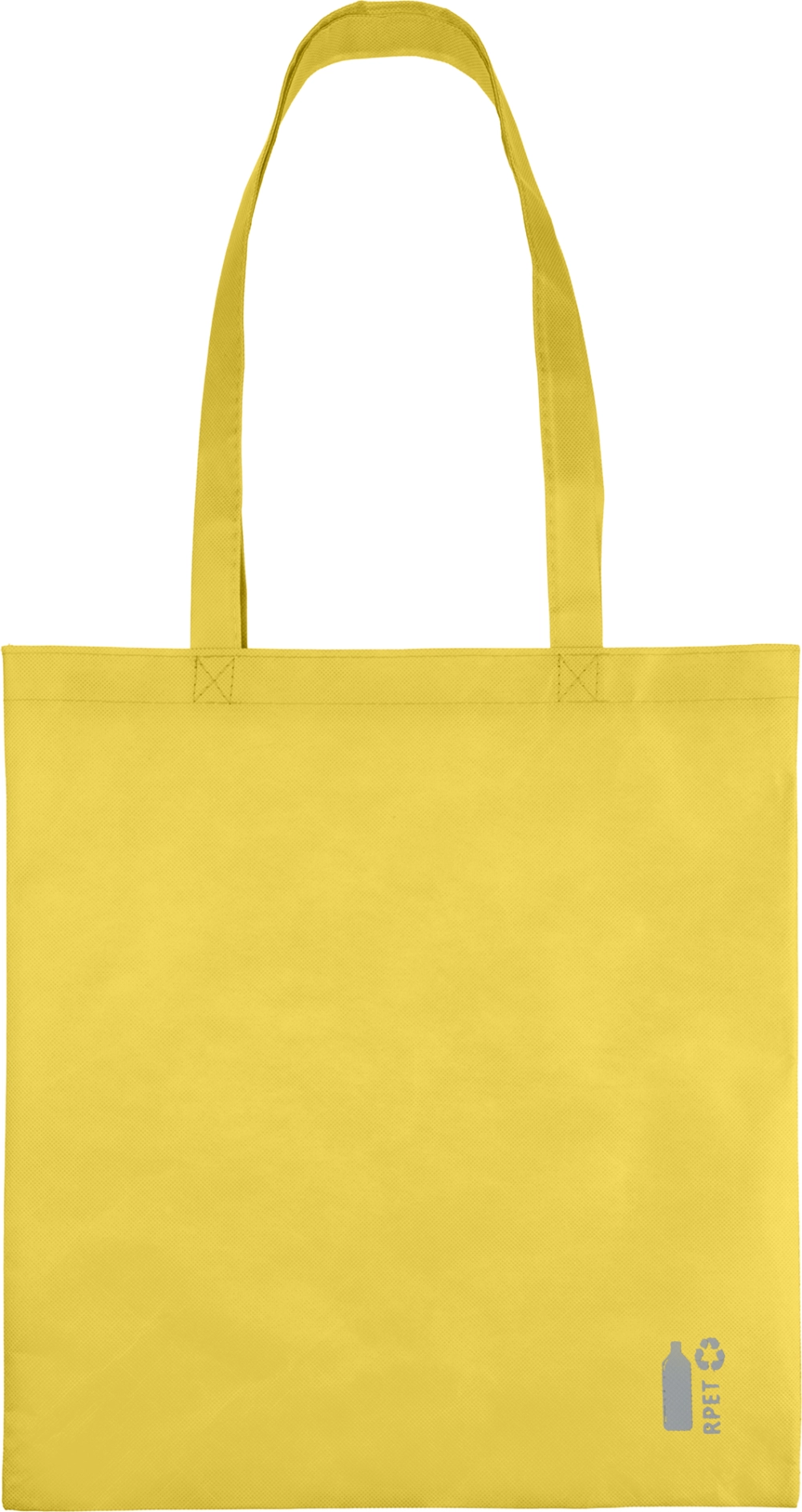 Recycled non-woven tote bag