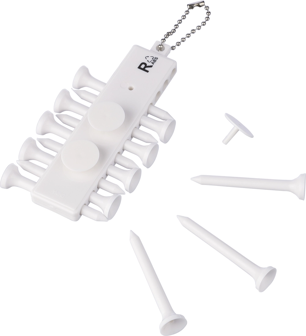 Recycled golf tee set