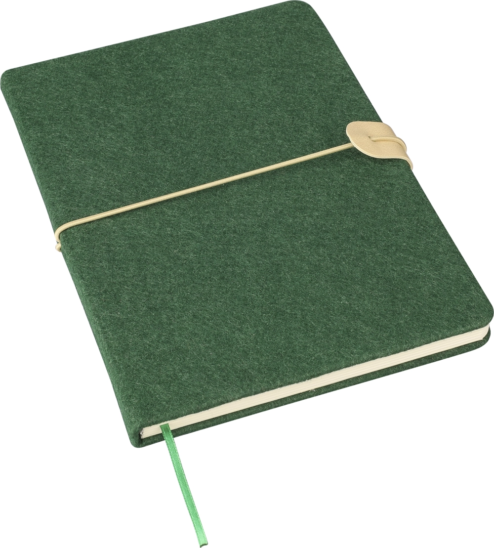 Recycled felt notebook (approx. A5)