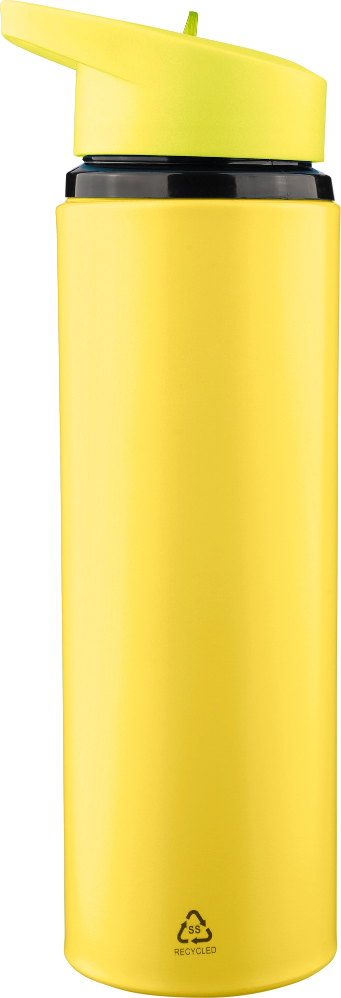 Recycled stainless steel single walled bottle (500ml)
