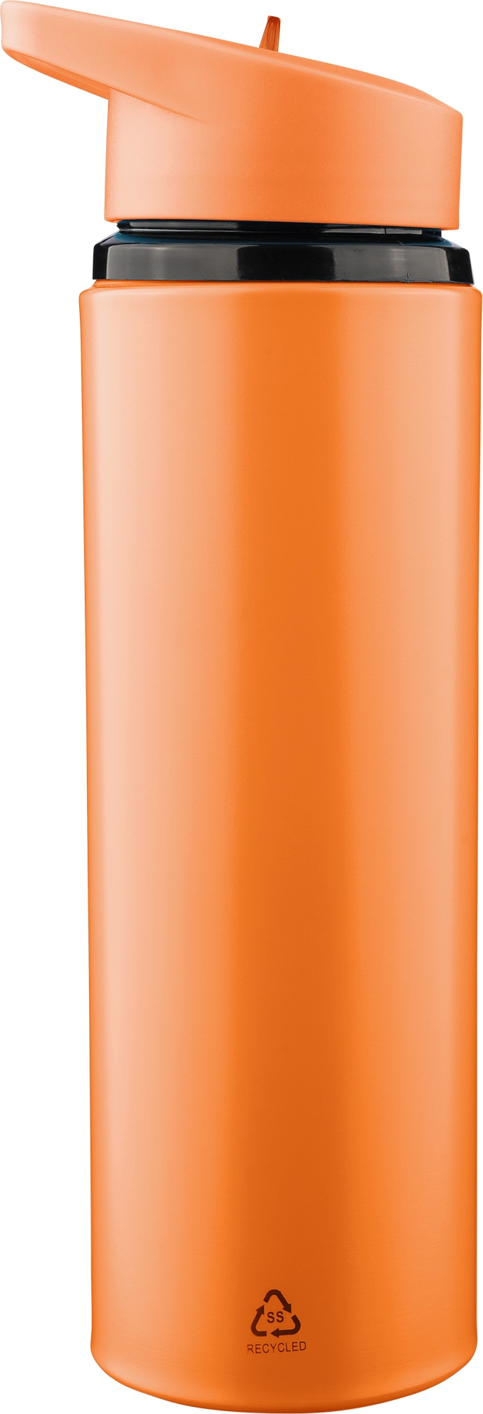 Recycled stainless steel single walled bottle (500ml)