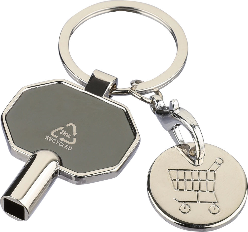 Recycled radiator keychain