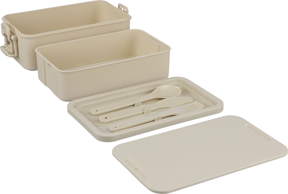Double layer lunchbox