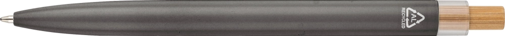 Recycled aluminium lacquered ballpen