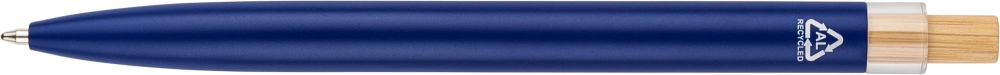 Recycled aluminium lacquered ballpen