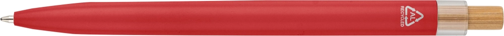 Recycled aluminium lacquered ballpen