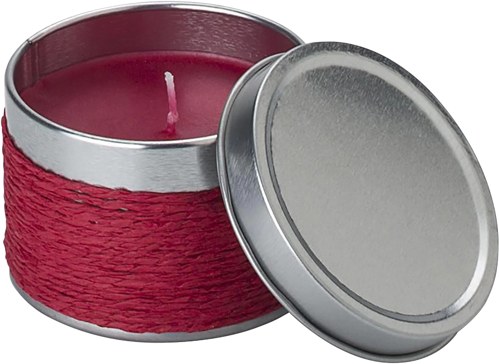 Fragranced candle in a tin