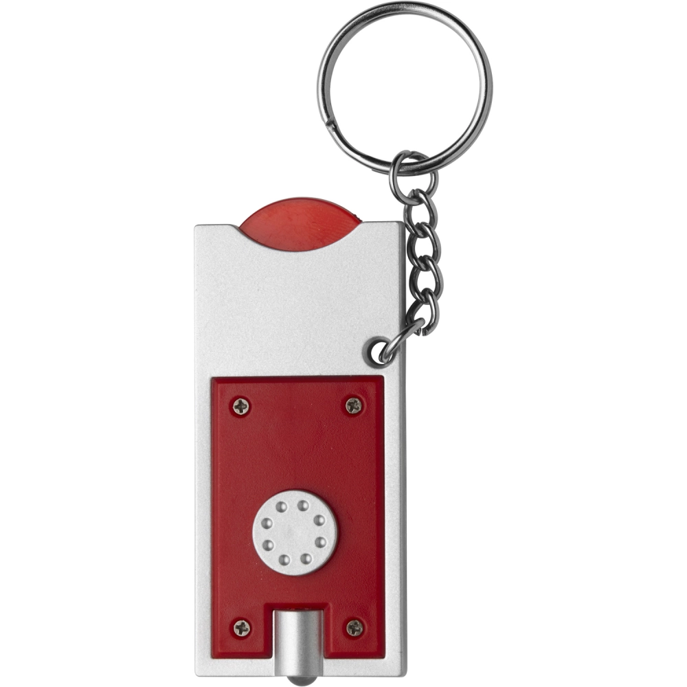 Trolley coin keyring