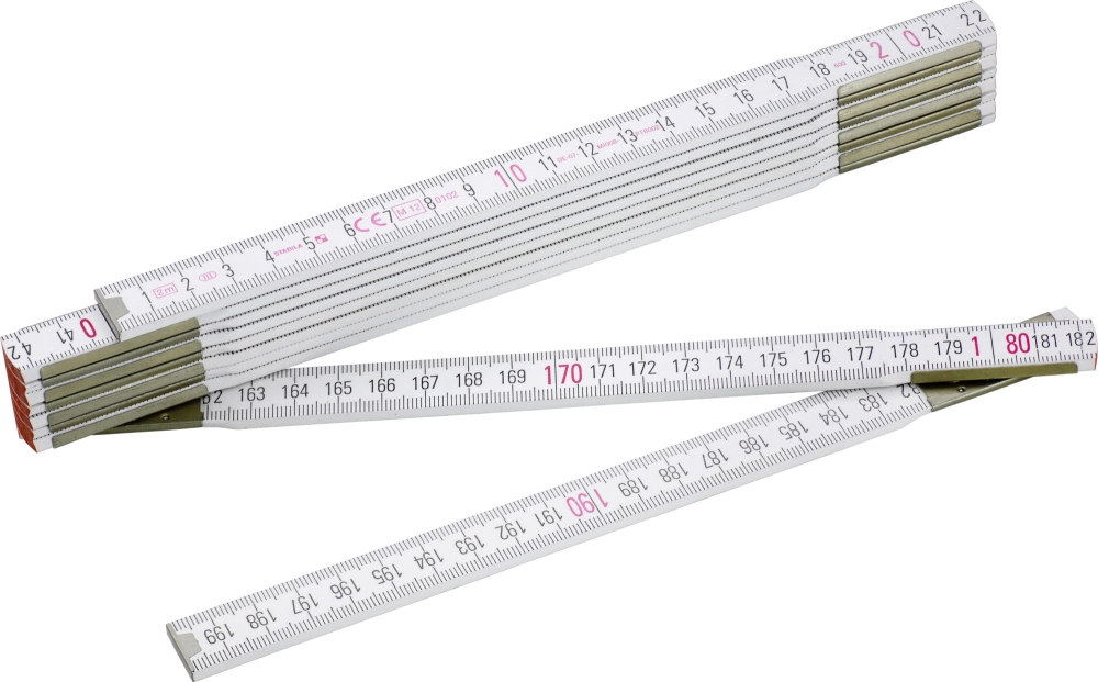 Stabila wooden folding ruler (2m)
