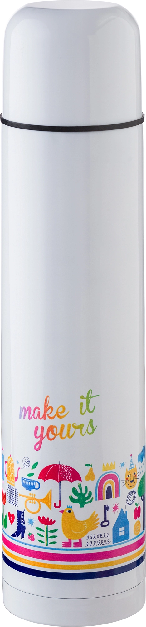Stainless steel double walled vacuum flask (1000ml)