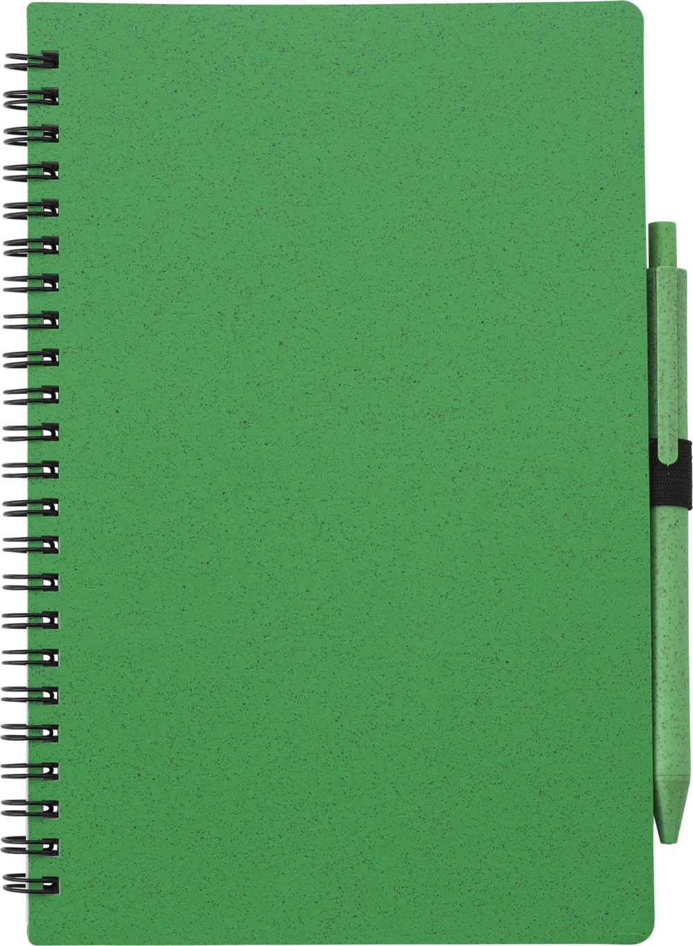 Wheat straw notebook with pen (approx. A5)