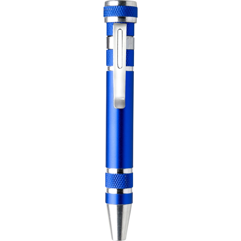 Pen shaped screwdriver set