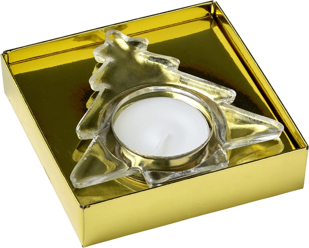 Christmas tree candle holder
