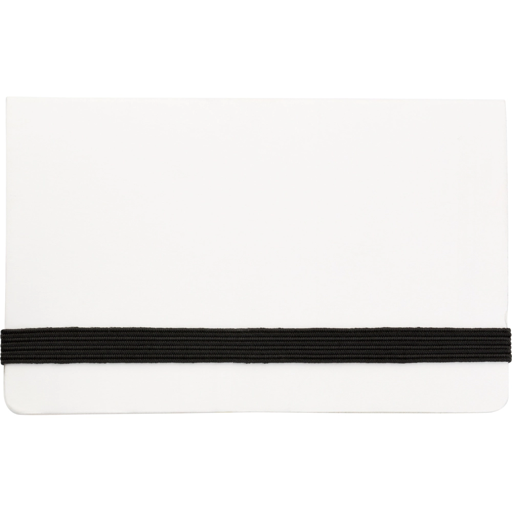 Card case with sticky tabs