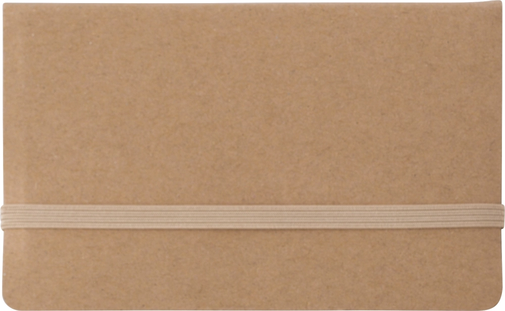 Card case with sticky tabs