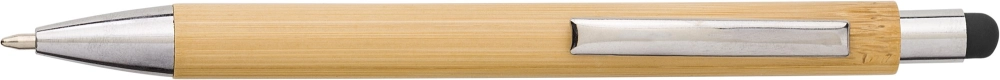 Bamboo and plastic ballpen