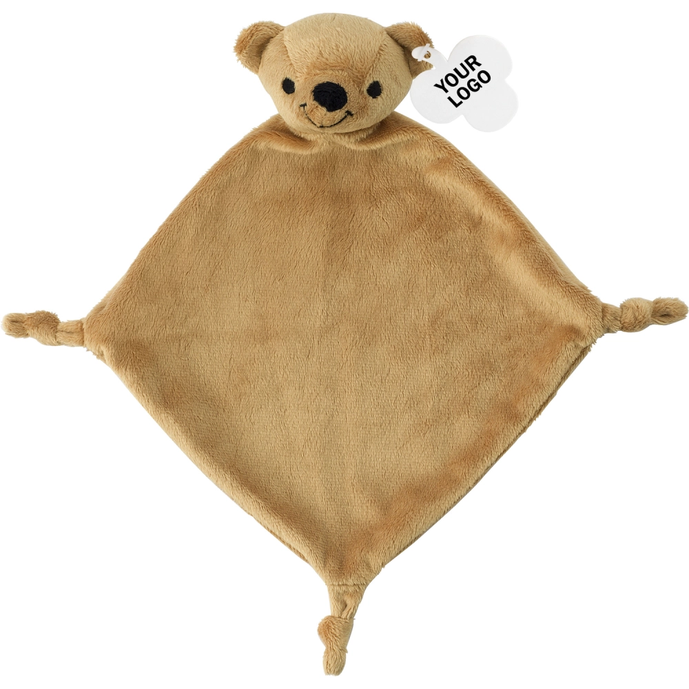 Plush animal comforter
