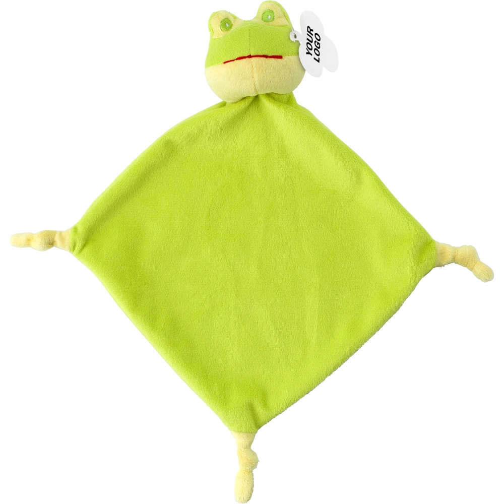 Plush animal comforter