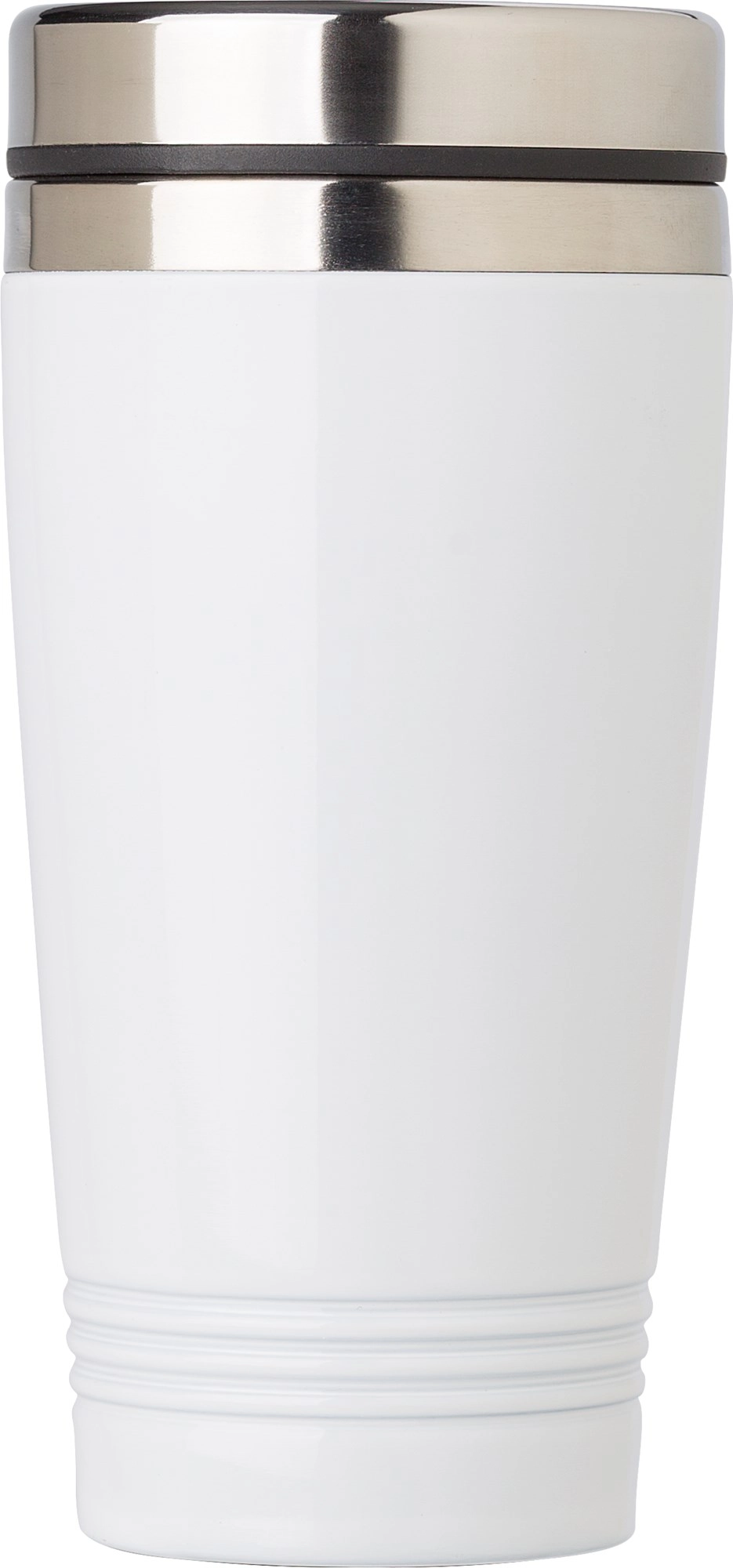 Stainless steel double walled drinking mug (450ml)