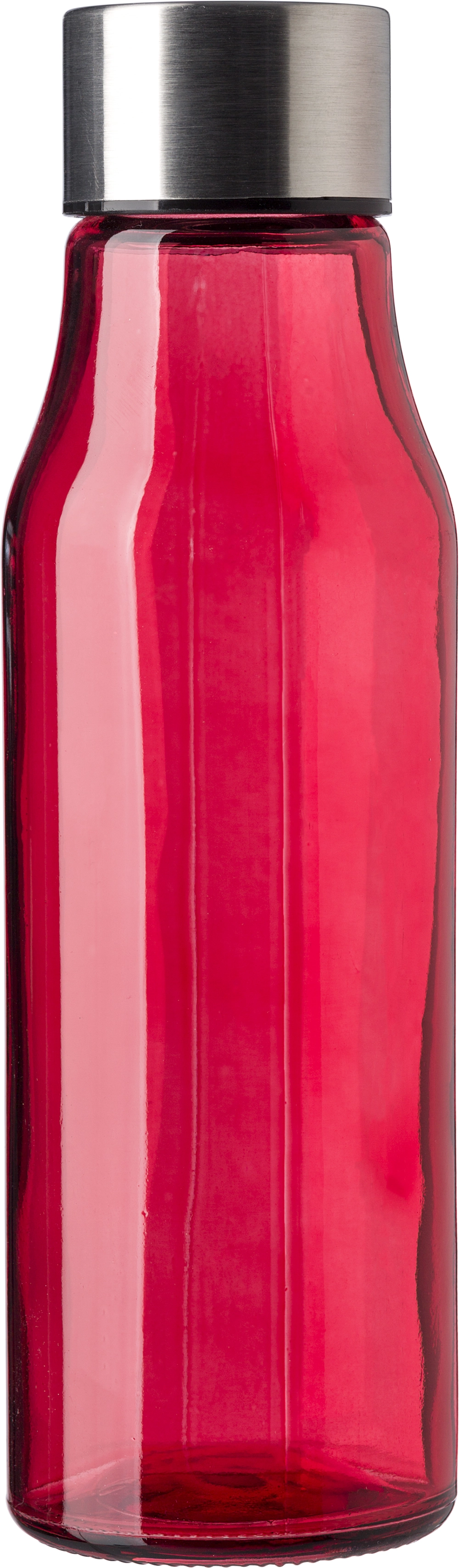 Glass and stainless steel bottle (500ml)