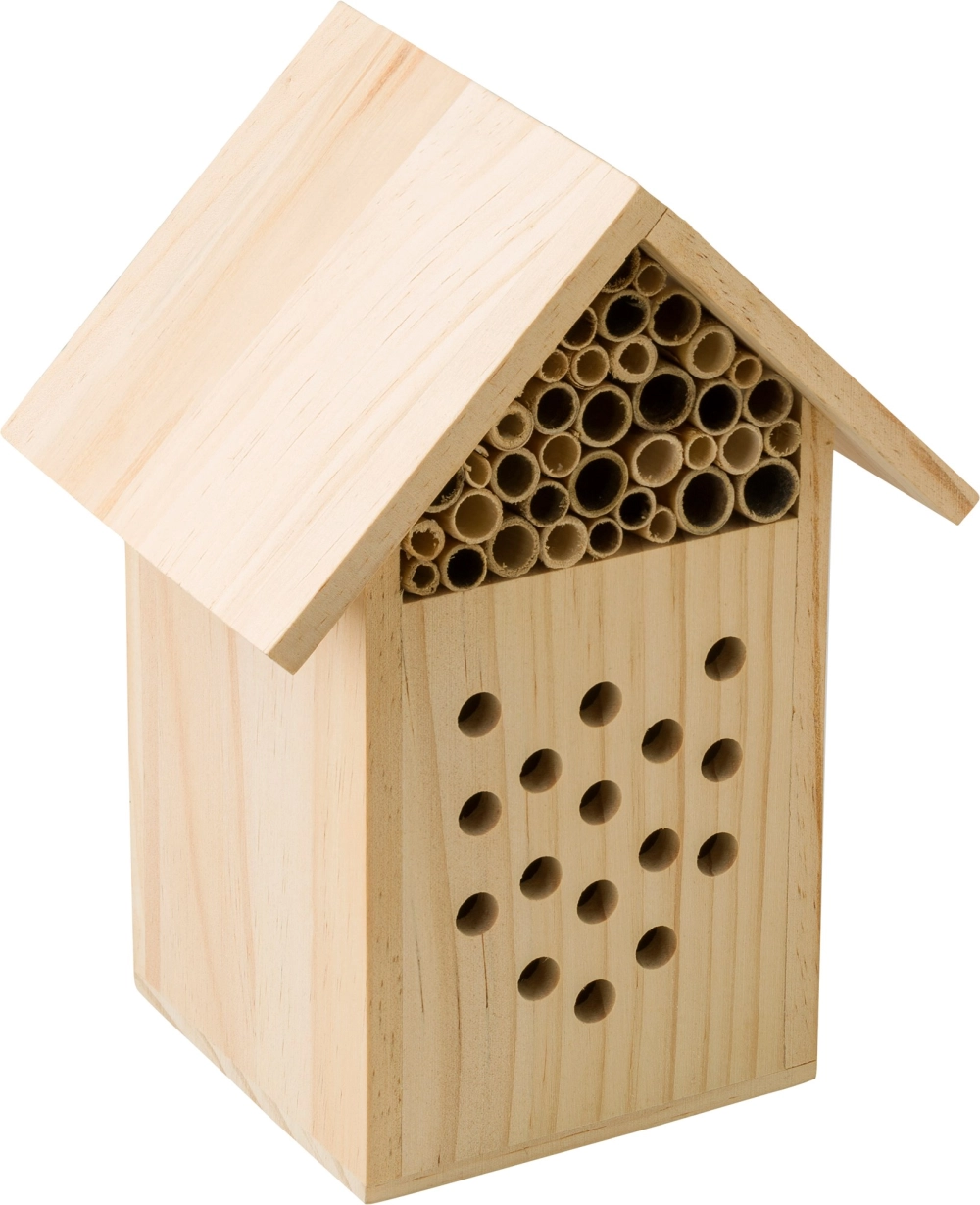 Wooden bee house