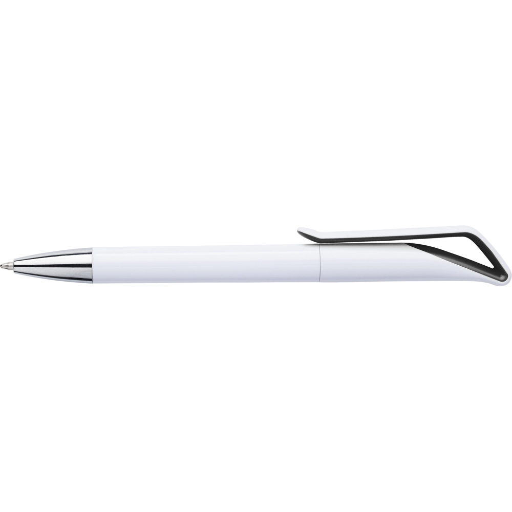 Ballpen with geometric cap