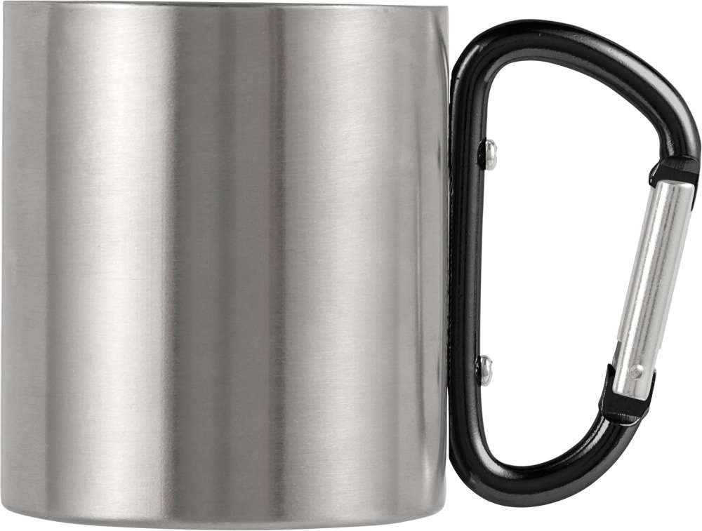 Stainless steel double walled travel mug (185ml)