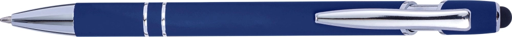 Ballpen with rubber finish