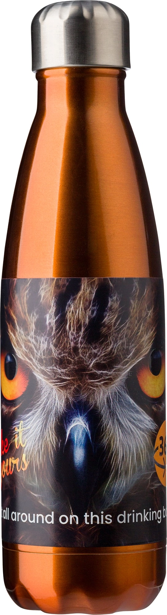 Stainless steel single walled bottle (650ml)