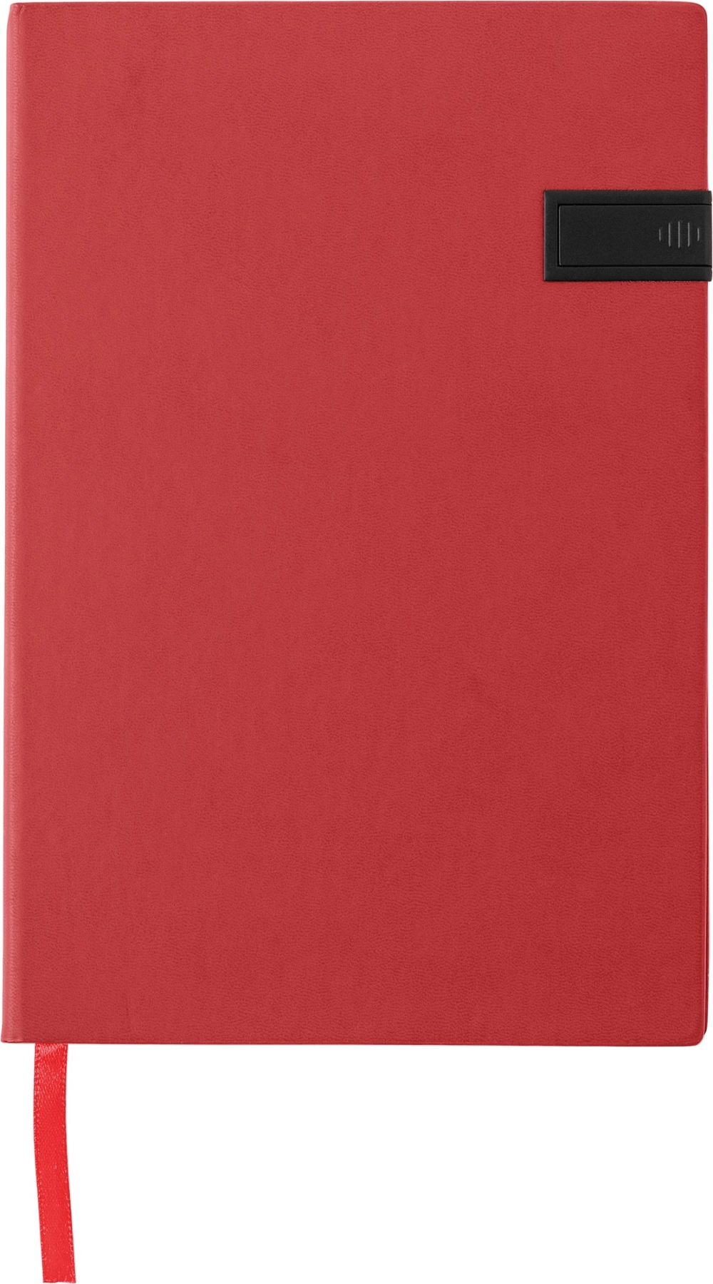 Notebook with USB drive (approx. A5)