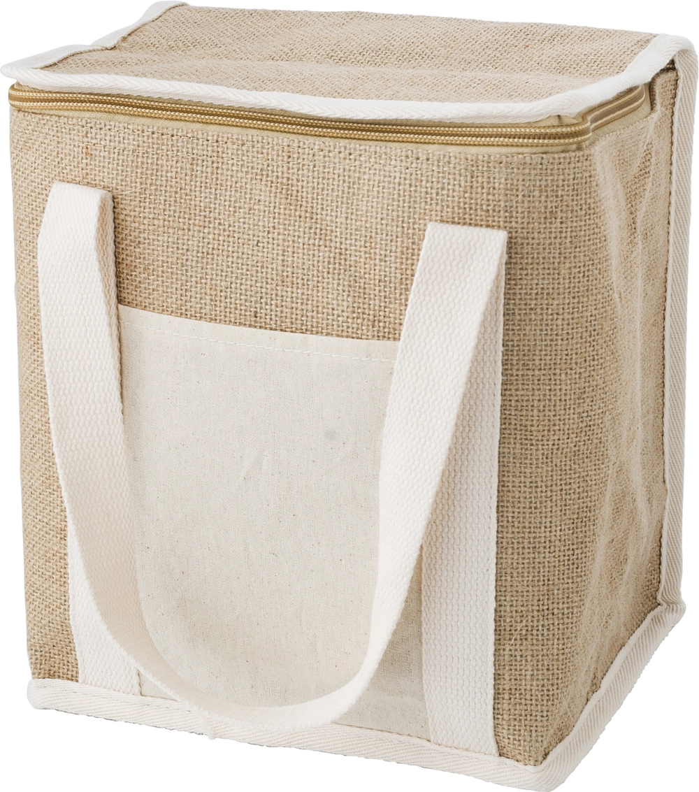 Jute cooler bag